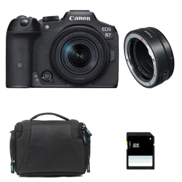 Appareil photo hybride - CANON - EOS R7 - 32.5 Mpixels - Zoom 18-150mm
