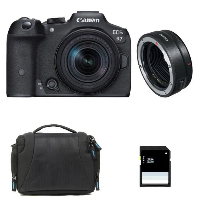 Appareil photo hybride – CANON – EOS R7 – 32.5 Mpixels – Zoom 18-150mm
