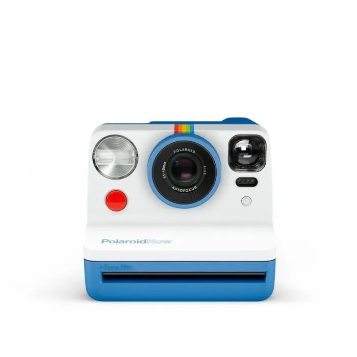 Appareil photo instantané Polaroid Now – Autofocus – Double exposition – Retardateur – Bleu