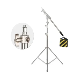 Trépied pour appareil photo, alliage d'aluminium, support portable, avec porte-à-faux
