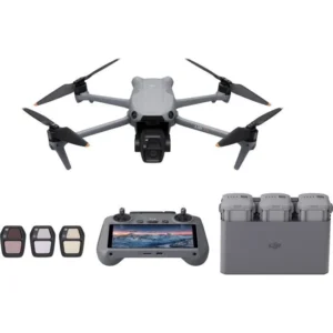Drone - DJI - Air 3S Fly More Combo (- DJI - RC 2) - Double Caméra CMOS 1" et Télécam 70mm - 14 Stops de Plage Dynamique - RTH Int