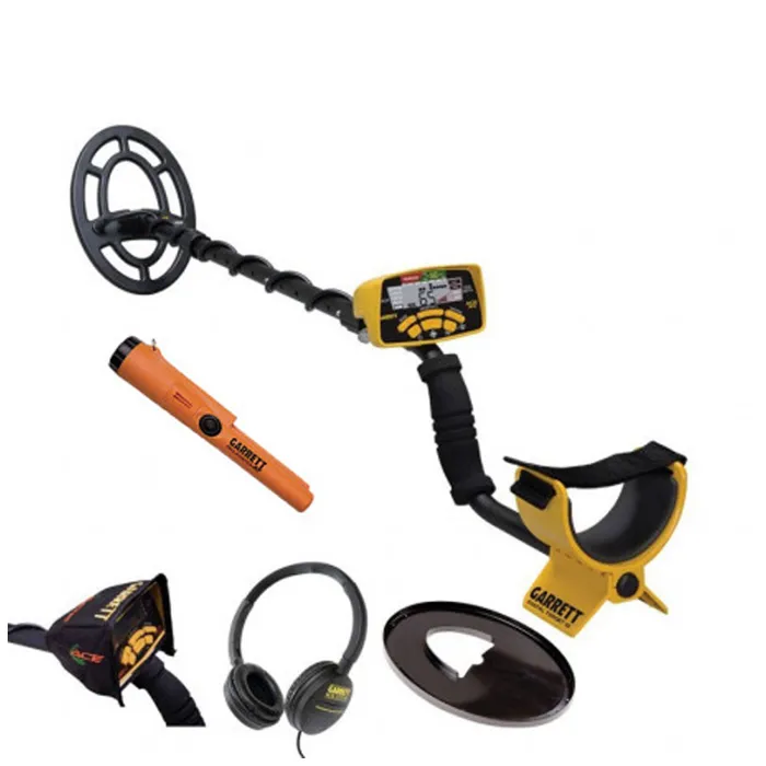 Détecteur de métaux – GARRETT – ACE 300i – Poids 1300g – Couleur Jaune et noir – Type d’alimentation Pile
