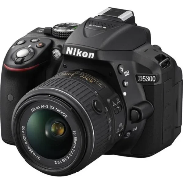 NIKON D5300 Reflex + Objectif 18-55mm VR II - Noir