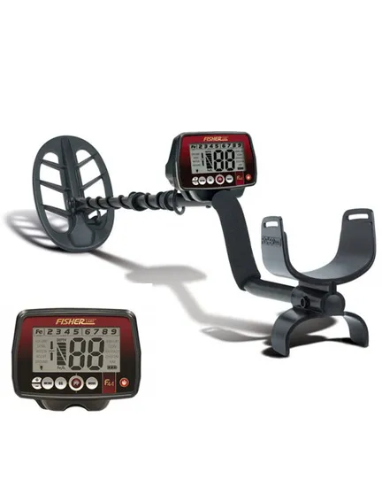 Détecteur de métaux FISHER F44 DD 27CM – Noir – Pile – Autonomie 20h