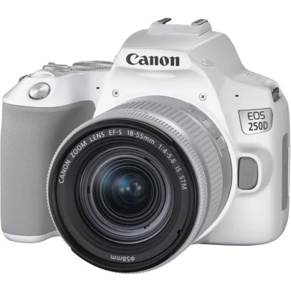 CANON EOS 250D + EF-S 18-55 IS STM - Appareil photo numérique - Blanc & Silver – Image 2