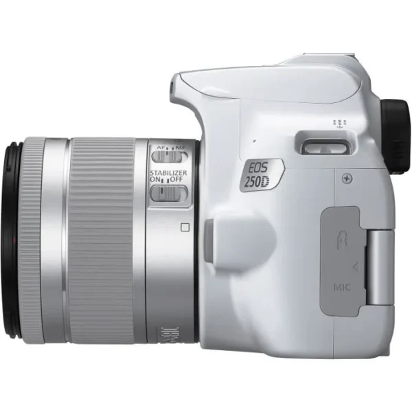 CANON EOS 250D + EF-S 18-55 IS STM - Appareil photo numérique - Blanc & Silver – Image 3