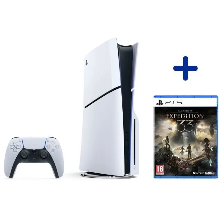 Console PlayStation 5 (modèle Slim) + Clair Obscur