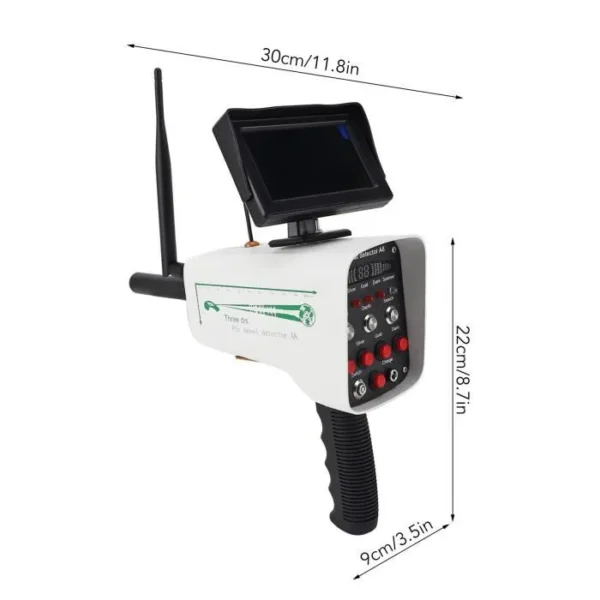VGEBY scanner de recherche d'or Détecteur de métaux Gold Finder 1000M Portée 30M Profondeur Sensible jardin mesure Prise UE – Image 2