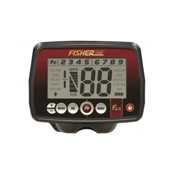 Détecteur de métaux FISHER F44 DD 27CM - Noir - Pile - Autonomie 20h – Image 2