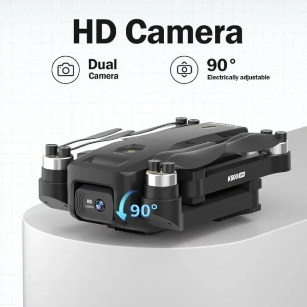 K600 Gps Drone Avec Caméra 4K,Télécommande Avec Uhd Écran,Drone Pliable Résistant Au Vent Avec Carte Sd,Drone Avec Valise De Trans – Image 4