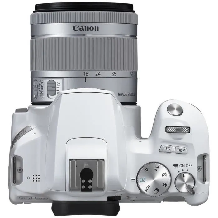 CANON EOS 250D + EF-S 18-55 IS STM – Appareil photo numérique – Blanc & Silver